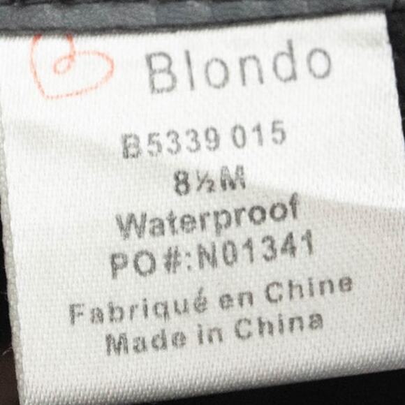 Blondo Idra Black Suede Ankle Buckle Boot Size 8.5 - Picture 8 of 11